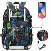 3-teiliges Schulrucksack-Set für Schüler Große Kapazität Oxford-Stoff Schultasche mit Schultergurt und Federmäppchen