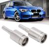 2pcs Car Speaker Wire Gauge Reducer 4GA To 8GA Audio Amp Input Adapter Brass Amplifier Connection Terminal