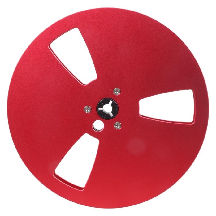 Professional 7" Aluminum Alloy Recording Takeup Reel with 3 Holes for Reel To Reel Tape Recorders