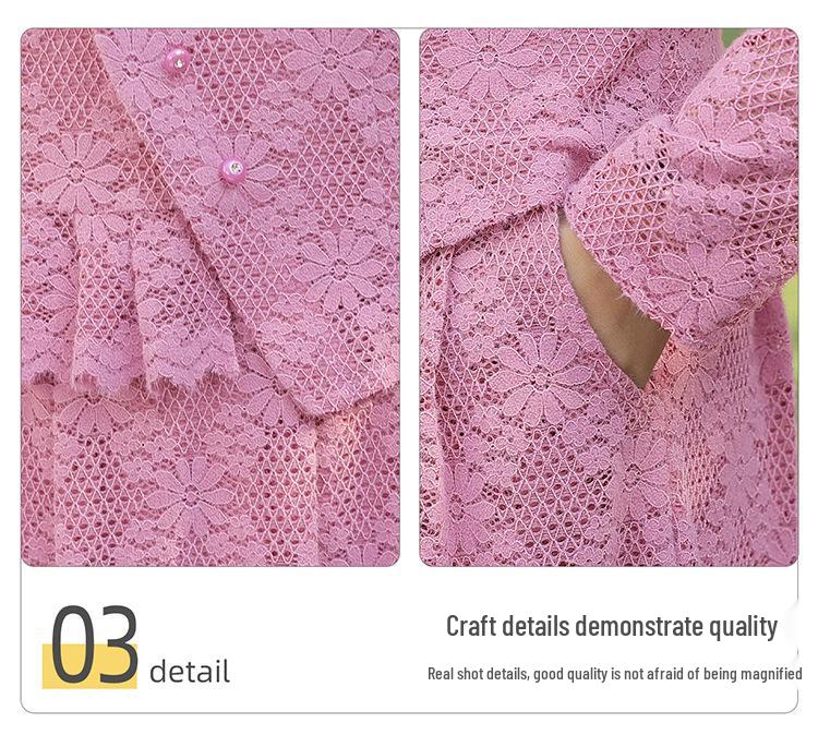 Elegantní a osvěžující krajkové šaty pro ženy středního věku