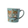 Vintage Owl Ceramic Mug Large Capacity V Shape Coffee Cup Ins Style Forest Theme