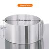 Adjustable Stainless Steel Cake Ring - 6-12 Inch Expandable Mousse Ring for Baking & Cake Decorating