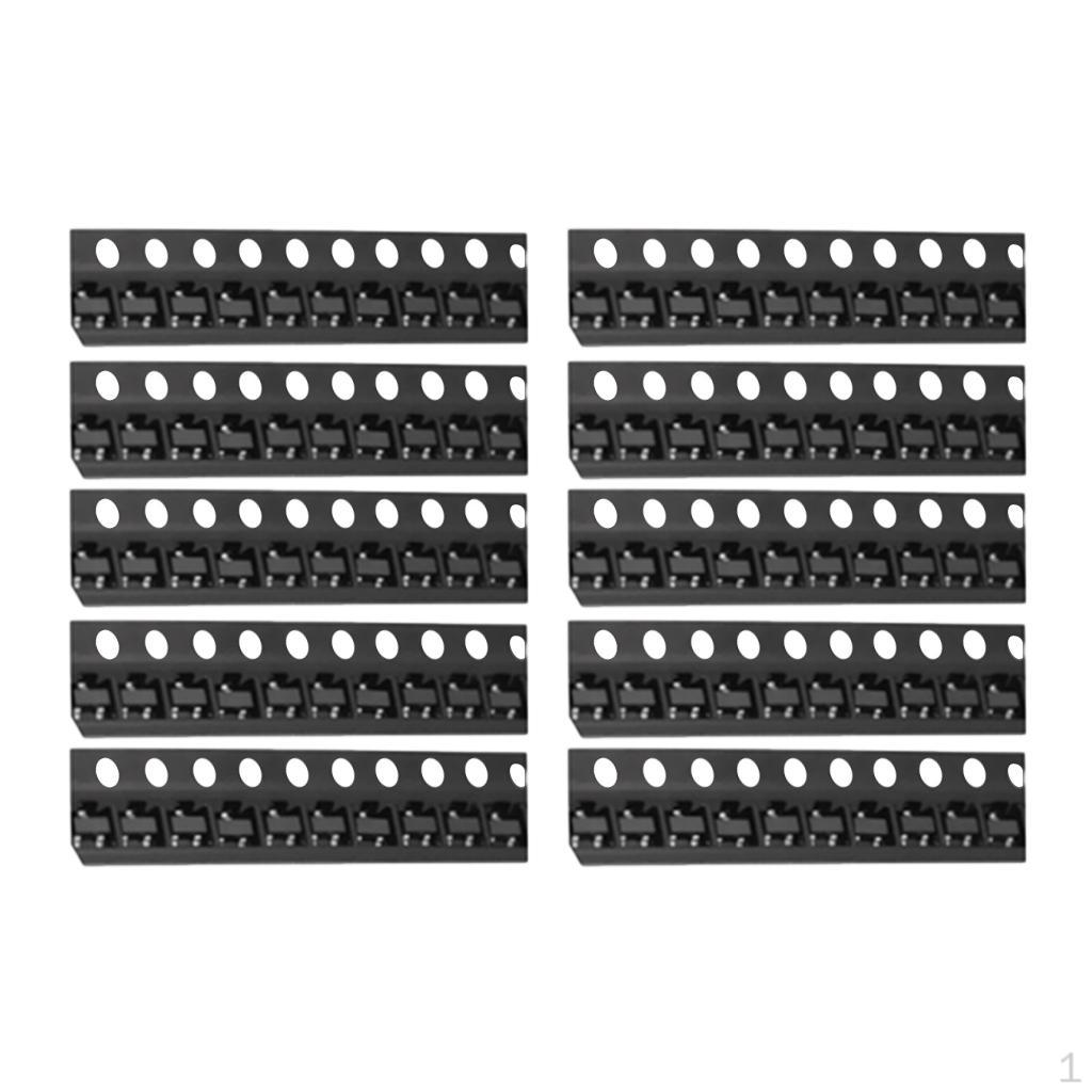 100Pcs 2N3904 1AM 40V 200Ma NPN Transistor SMD SOT23
