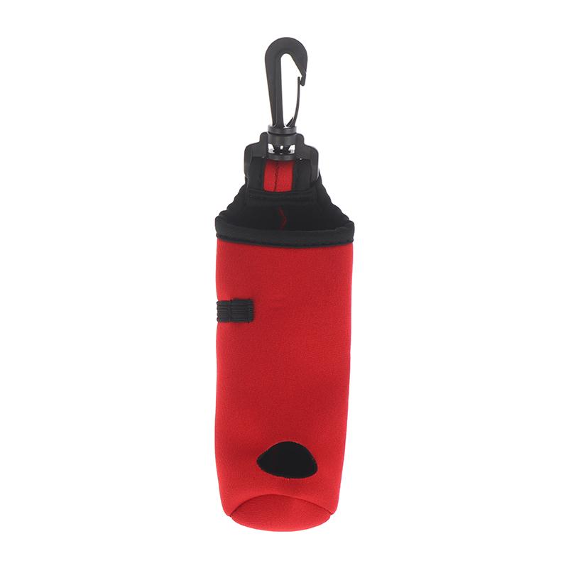 1Pc Golf Tee Holder Neoprene Golf Ball Carry Bag Pouch Golf Ball Holder Keychain Belt Clip Portable Golf Gifts Accessories
