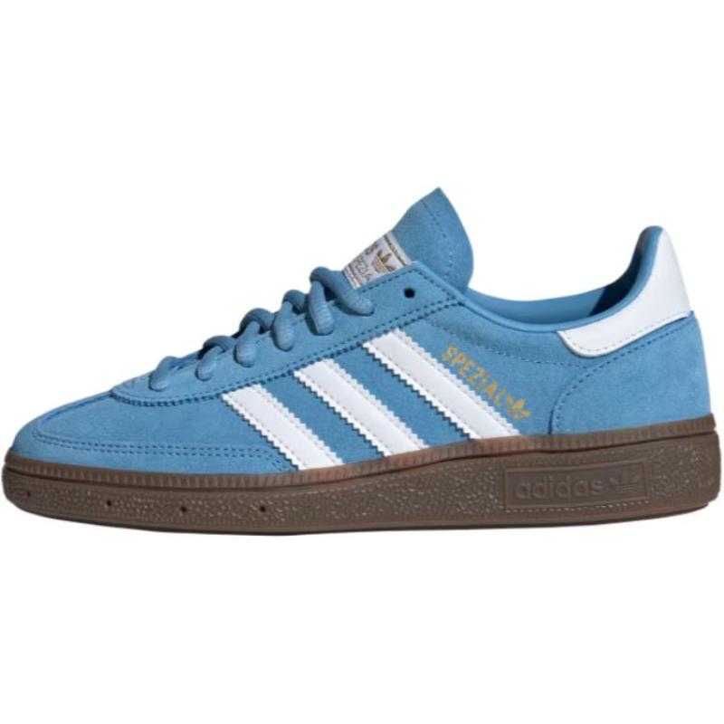 

Adidas Originals HANDBALL SPEZIAL Low Top Kids Skateboarding Shoes Light Blue Sneakers JI2902 39