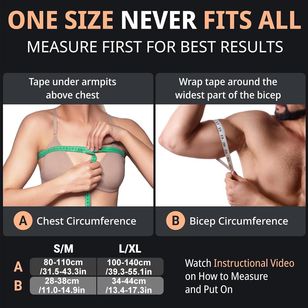 Durable And Safe Shoulder Brace - Adjustable Support Sleeve For Torn Rotator Cuff Ashoulder Stability & Compression - Left Or Right Men & Women