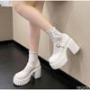 Fashion Casual Simple Comfortable Women's Shoes Forwear Spring Summer New Styles Round Toe Thick Sole Height Increasing Women's Shoes