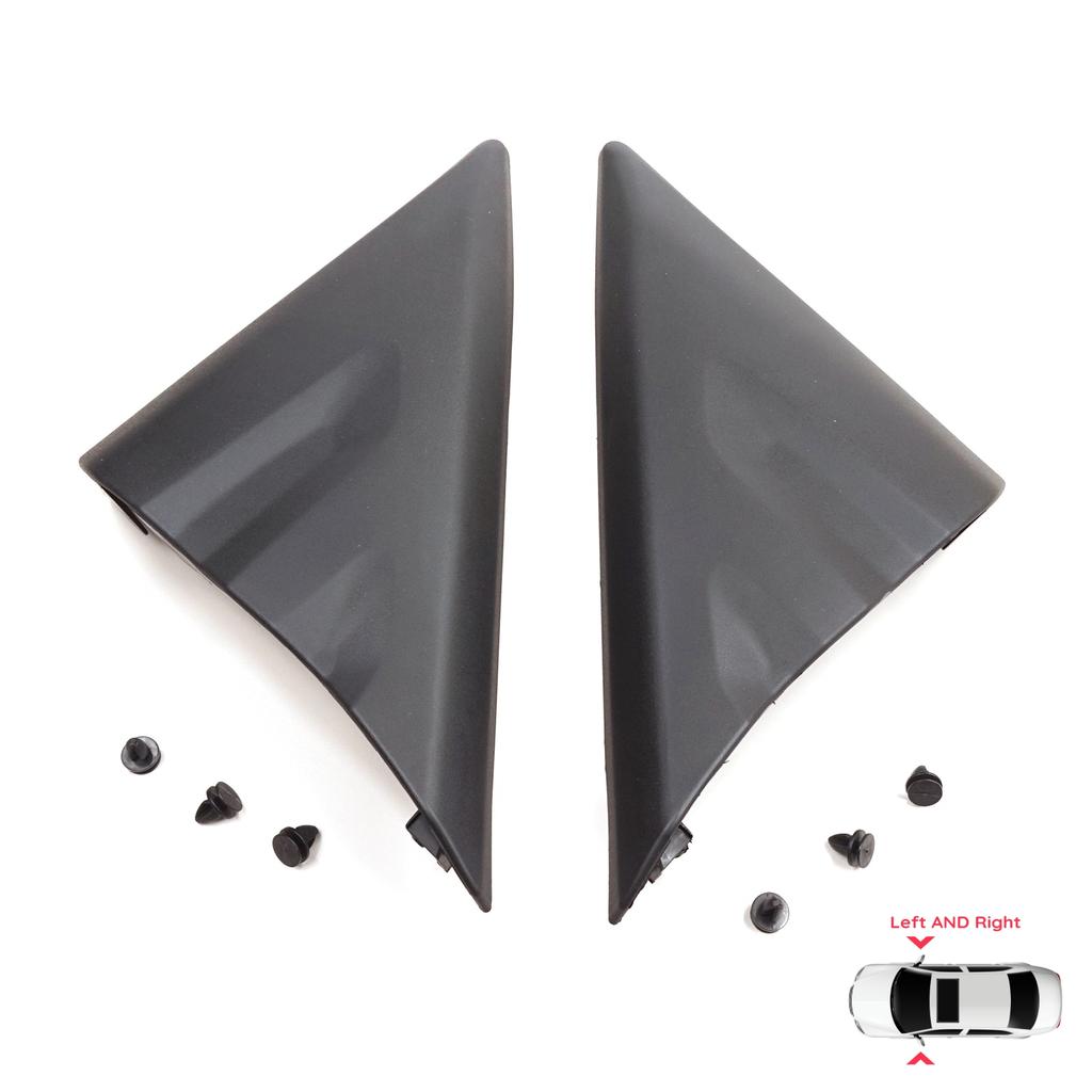 ESP1221 Side View Mirror Door Triangle Fender Trim Cover Set for Ford Transit MK8 T18 V363 2013-2024 2016818 2016819