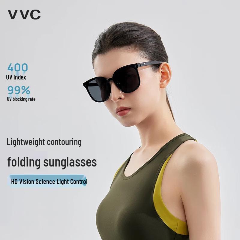 VVC Women s Folding Anti-UV Sunglasses