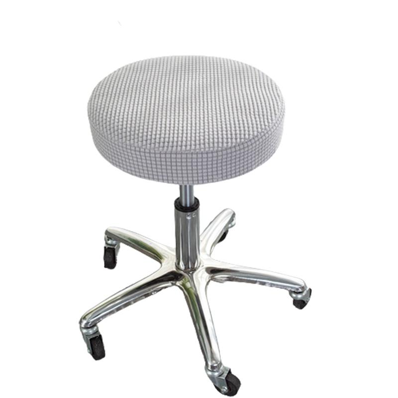 

Круглый чехол на сиденье Стильный чехол для гостиничного стула Мягкий эластичный чехол для стула Декор для дома Gray