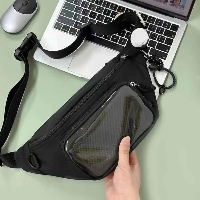 Girls Transparent Itabag Purses and Handbags Waist Ita Bag Kawaii Japanese Y2K Chest Bag Women Lolita Cute Crossbody Bag bolsa