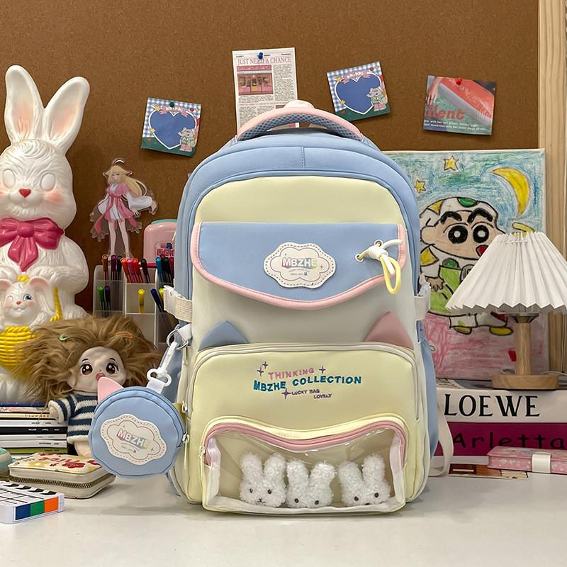 Backpack Rabbit Outdoor Large Capacity Leisure Cute Travel Bag Student Schoolbag