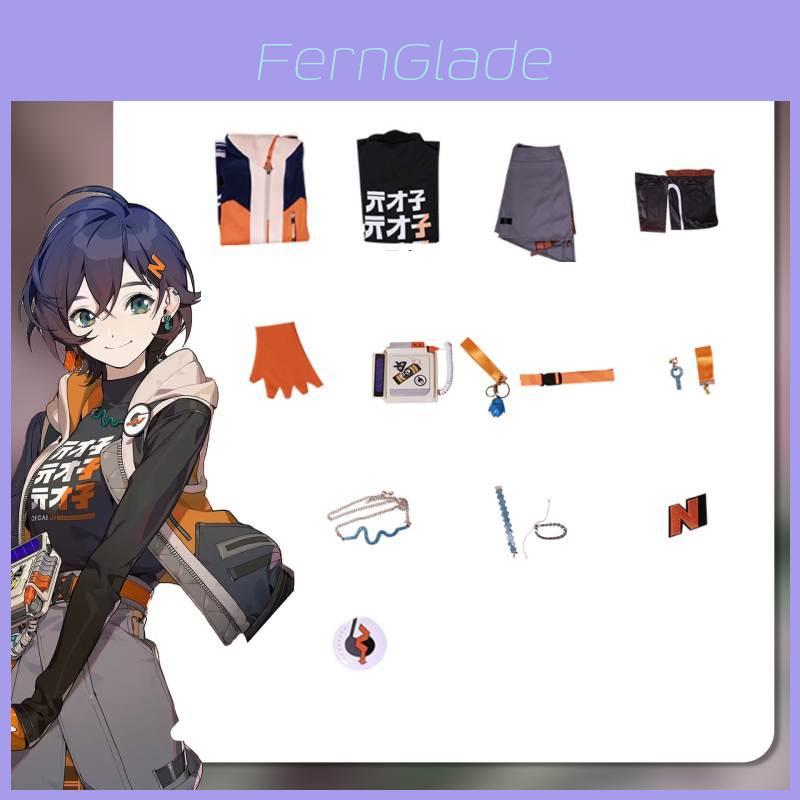 High-quality Polyester Anime Game Cosplay Costume Set