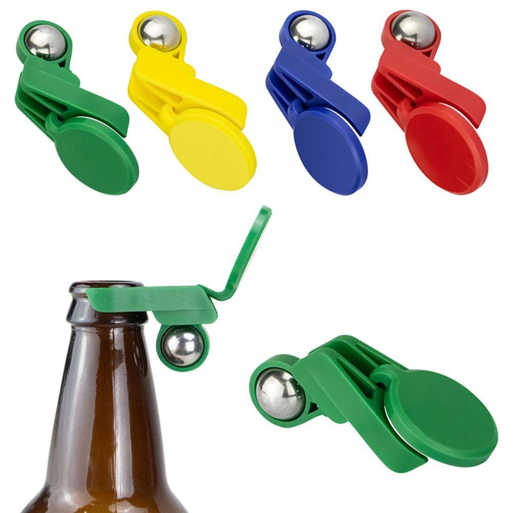 

Leak-proof Bottle Stopper Automatically Bottle Top Colorful Beer Bottle Cap Soda