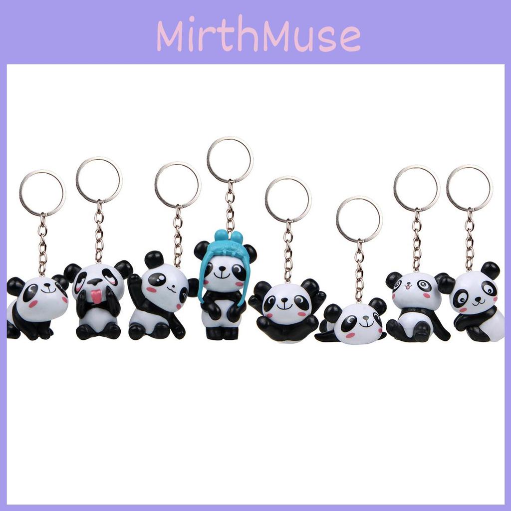 Keychain Panda Set With Creative Animal Shape For Collectors And Office Gifts