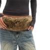 Hot Girl Vintage Gothic Punk Button Leather Belt Women Plush Closure Waist Cincher Y2k Wide Belt Ladies Fashion Waistband Decor