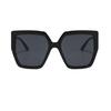 Vintage Oversized Square Sunglasses Women For Men Classic Big Frame Trending Sun Glasses UV400 Luxury Brand Designer Eyeglasses