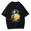 Casual Cotton T Shirt Astronaut Breathable Oversized T-shirt Hippie Unisex Tops Tees Hip Hop St