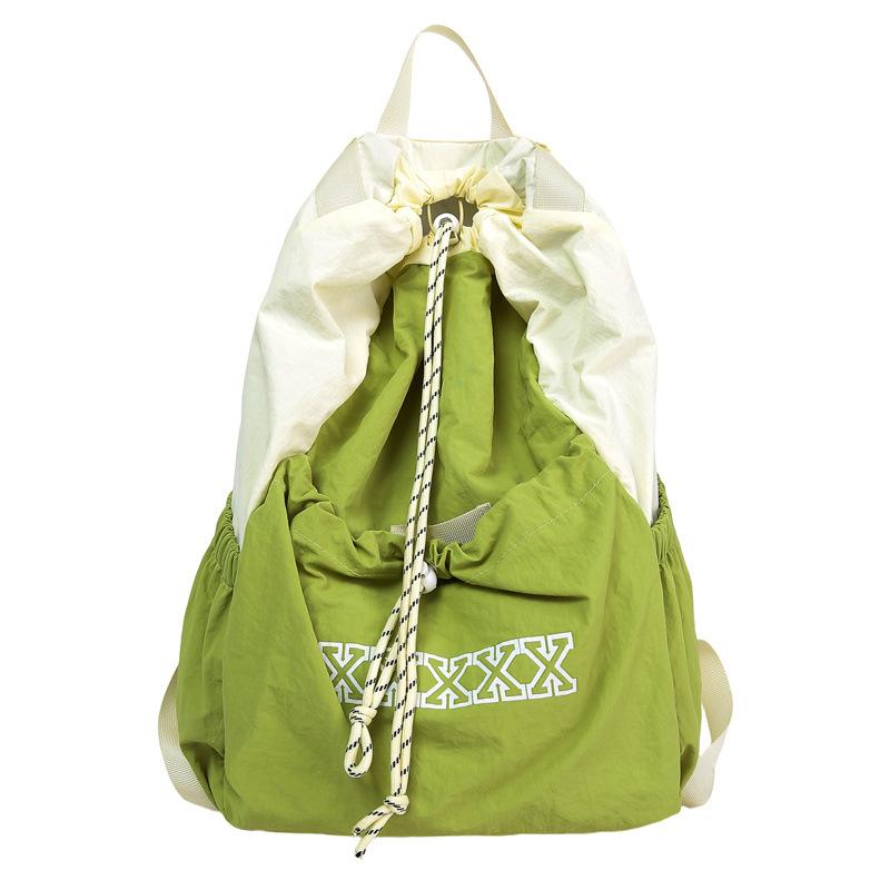 Outdoor Sports Lightweight Drawstring Backpack Men's And Women's Bags Mountaineering Bag Student Class Bag