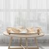 Round Mirror Plate Decorative Cosmetics Storage Tray for Catering , Wedding Party Decoration - 300mm