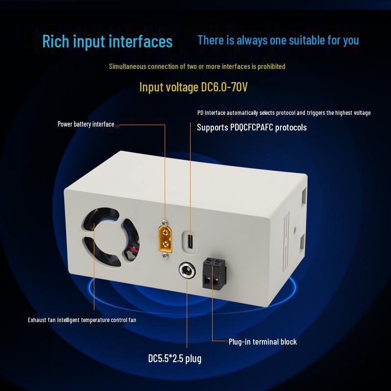 Xinyi XY6008 CNC Adjustable 60V 8A DC Power Supply Module: Regulated Voltage & Current Control, 480W Step-Down Functionality.