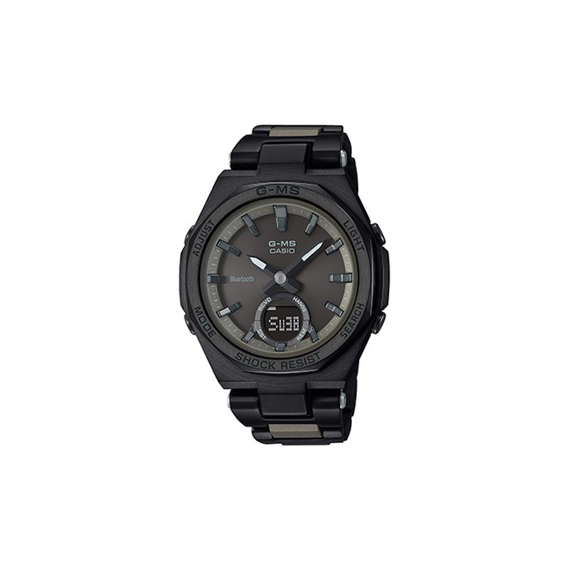 Casio BABY-G Series Octagonal Thin Dial Solar Powered Bluetooth Connection Shockproof 100 Meters Waterproof Solar Quartz Movement MSG-B100CB-3APR синий