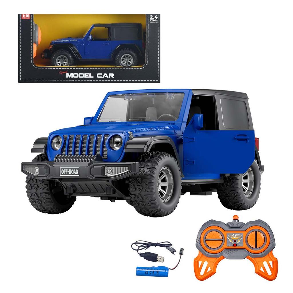 Jeep 1:14 2.4G RC Remote Control Simulation Car Model Racing Vehicle Toy Gift for Boy Girl Children Kid Adult Birthday Gift