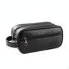 PU Leather Toiletry Organizer Waterproof Men's Travel Bag Light Elegant Design