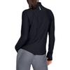 Under Armour Stand Collar Casual Running Sports Long Sleeve Sweatshirt Women Tops Black 1326512-001