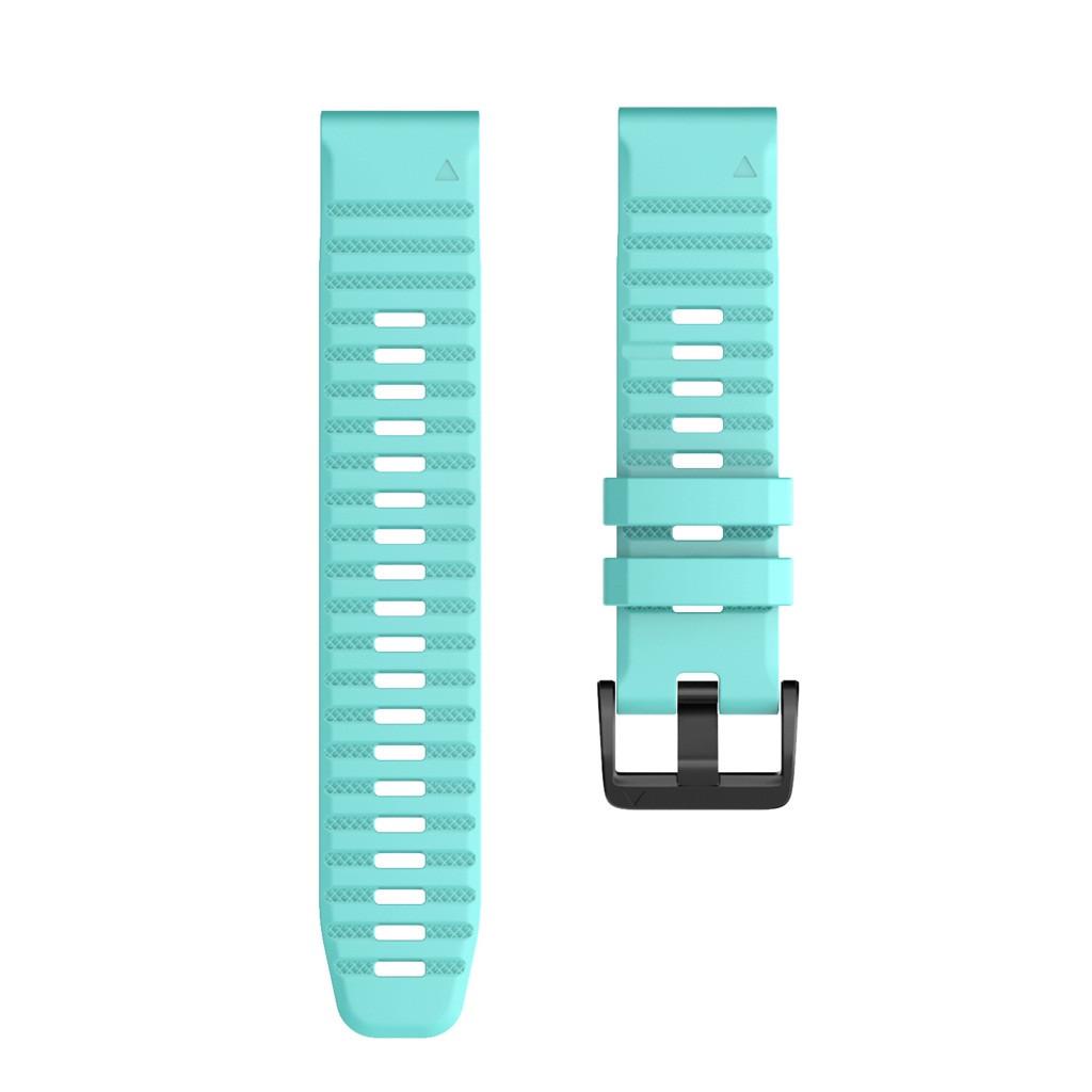 Silikon-Schnellverschluss-Uhrenarmband für Garmin Fenix 6, 6x, 5 und Fenix 3 (22mm/26mm)