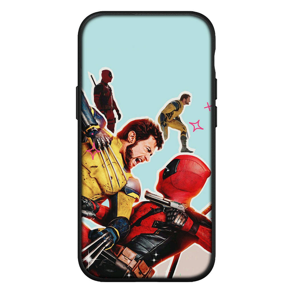 for iPhone 17 16 15 Xiaomi Poco Redmi Note 14 13 12 11 Pro Max Samsung Galaxy S25 S24 S23 OPPO Huawei Wolverine Deadpool Marvel Super Hero Phone Case
