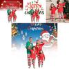 Cozy And Stylish New Monster Print Pajama Set Family Matching Outfits For Christmas
