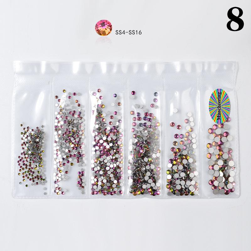 6 Grid Dental Rhinestones Tooth Rhinestones Teeth Jewelry Teeth Whitening Teeth Decoration Dental Crystal