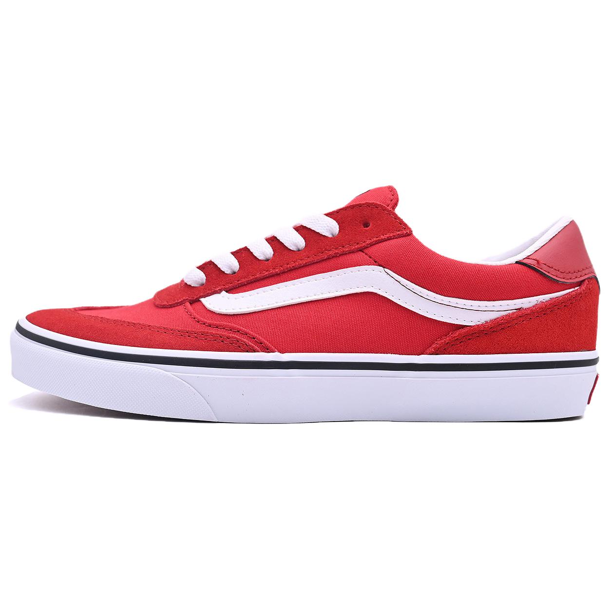 Vans Brooklyn LS Скейтбордические кроссовки Мужские Низкие Красные VN000D7QGH3 40