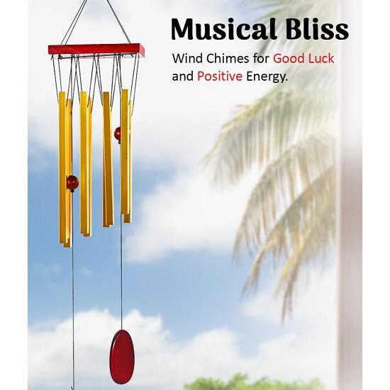 Wind Chimes for Bedroom, Hall, and Living Room – Home Décor Items for Positive Energy, Wall Decoration, and Housewarming Gifts