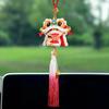 Year Of The Snake 2025 Decorations Rear View Mirrors Pendant Snake Lucky Charm Decorative Pendant With Tassels Beads For Home