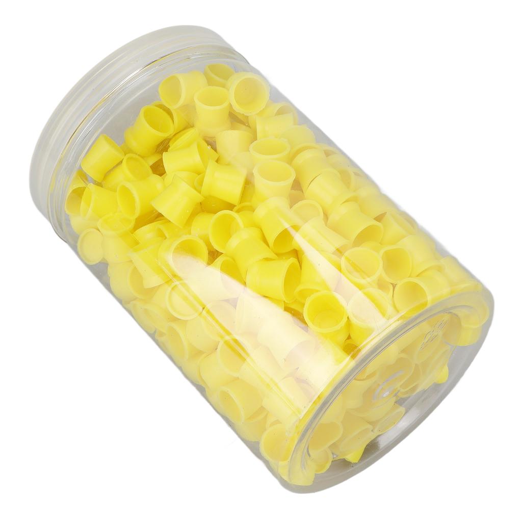 300pcs Tattoo Ink Cups Food Grade Silicone Multipurpose Disposable Tattoo Pigment Cups for Tattoo