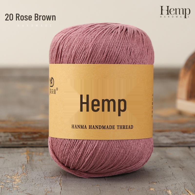 Tencel Wool Linen Hemp Lace Yarn: Silk Cotton for Handmade Summer Knitting & Crochet Projects - Perfect for Scarves & Sweaters.