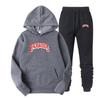 Tide Brand Sweater Set BACKWOODS Printed Men's and Women's Fleece Hoodie Two-piece Set