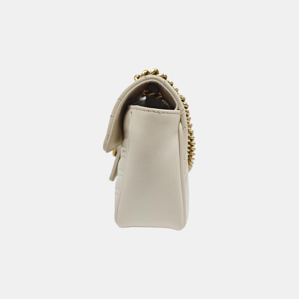 [Pre-Owned] Gucci GG Marmont Matelassé Mini Bag 'White' - Very Good #1CTLP5Y