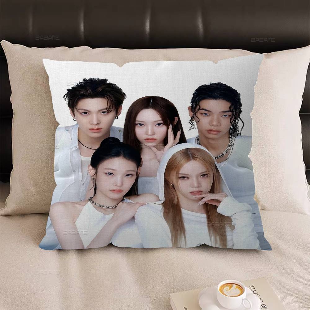 Kpop ALLDAY PROJECT Pillow Anime Pillow Sofa Bed Head Pillow Cover Cushion Cover 45x45 Cm Fashion