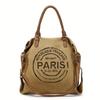 Paris Republique Bag Canvas Tote Bag Crossbody Bag Handbag Large