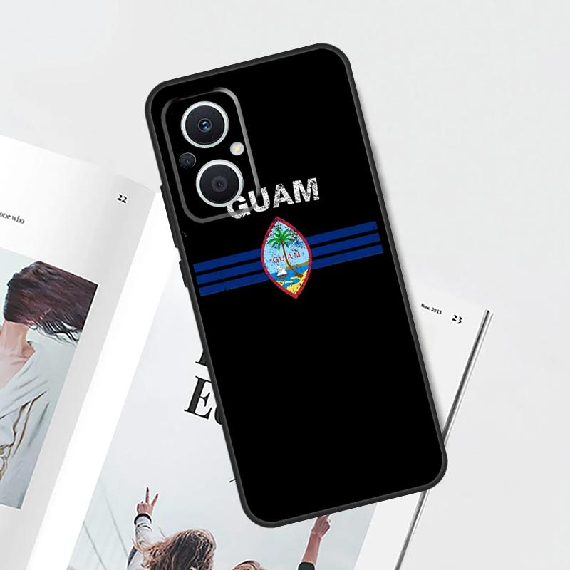 Guam Flag Case For OPPO Reno 15 F 14 13 12 11 10 Pro 14F 13F 12F 11F 8T OPPO Find X9 X8 X5 X6 Pro Cover
