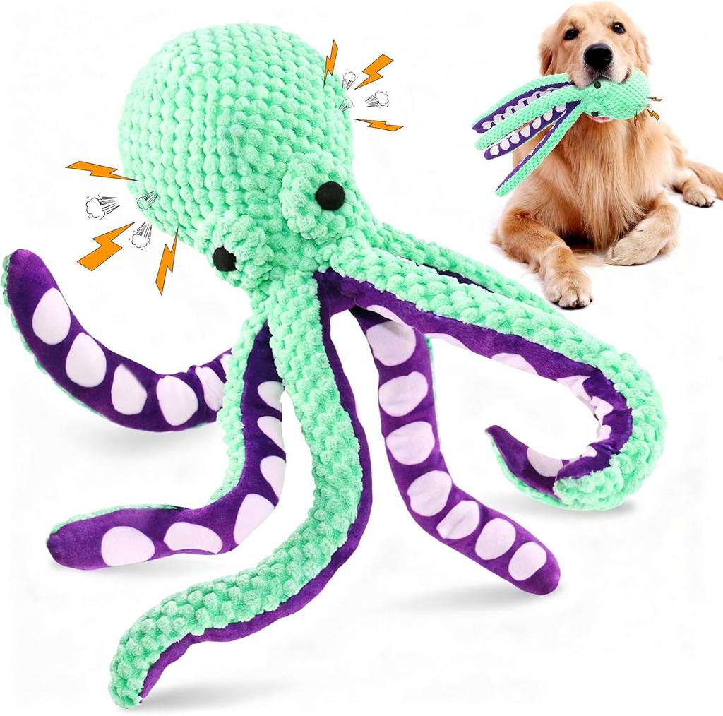 Squeaky Dog Toys- Plush Dog Toys with Soft Fabric for Small, Medium, and Large Dogs Daily Companionship Training Reward Gift
