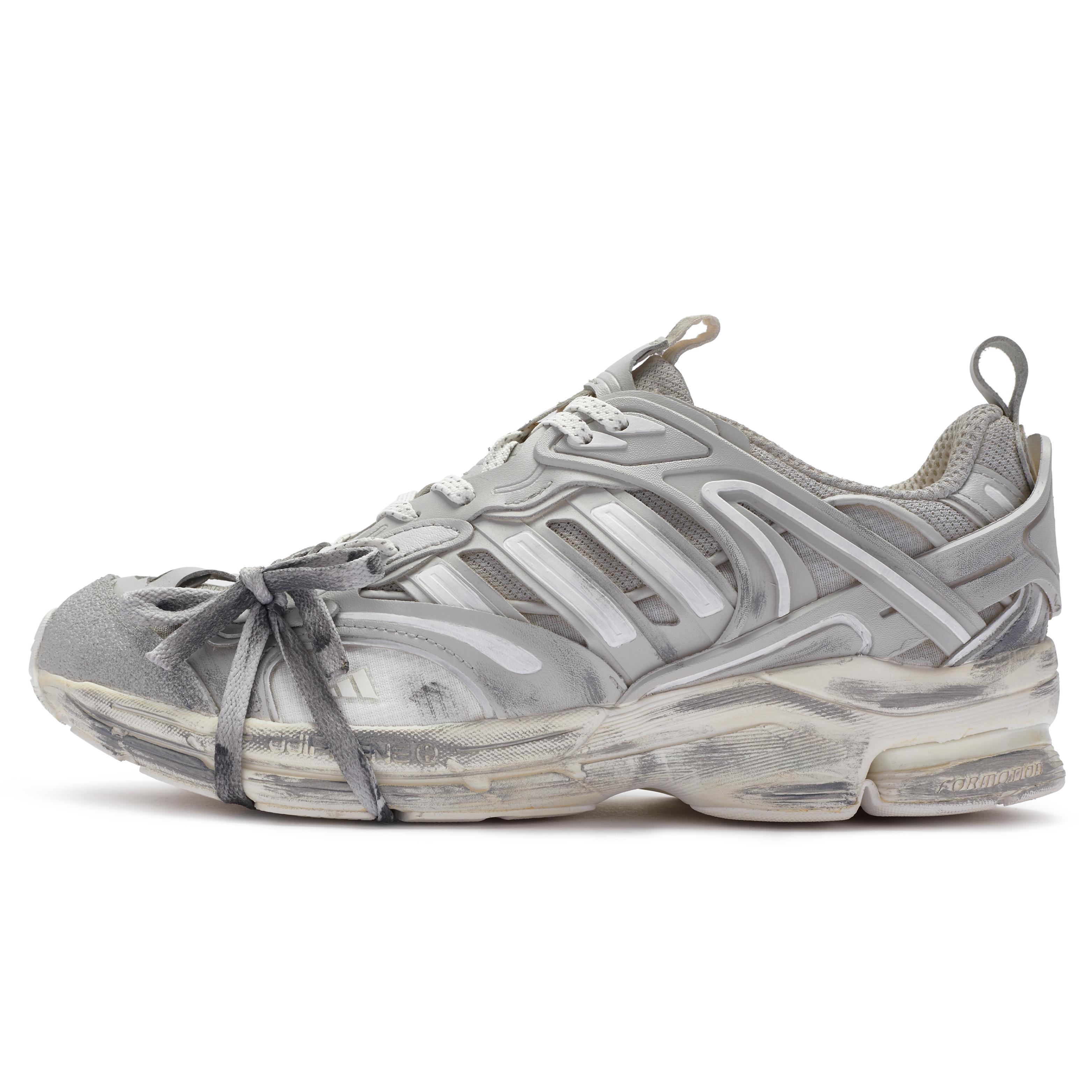 

Adidas Spiritain 2000 Fabric Mid top Running Shoes Unisex White Gray HP5391(Team80-) 37