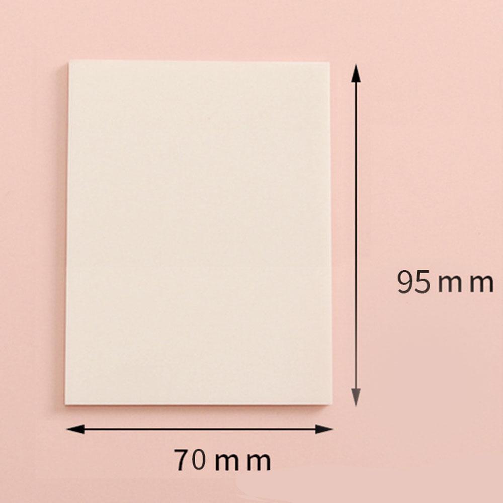 50 Sheets/pad Transparent Sticky Notes Pad Waterproof Self-Adhesive Clear Memo Message Reminder Home Office School Supplies