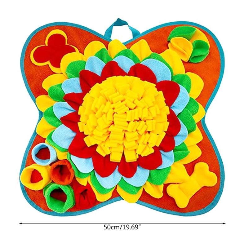 Snuffle Mat Dog Slow Feeder Treats Pad Pet Sniffing Toy Pad Licking Mat Puppy Training Pad Pet Dogs Feeding Supplies