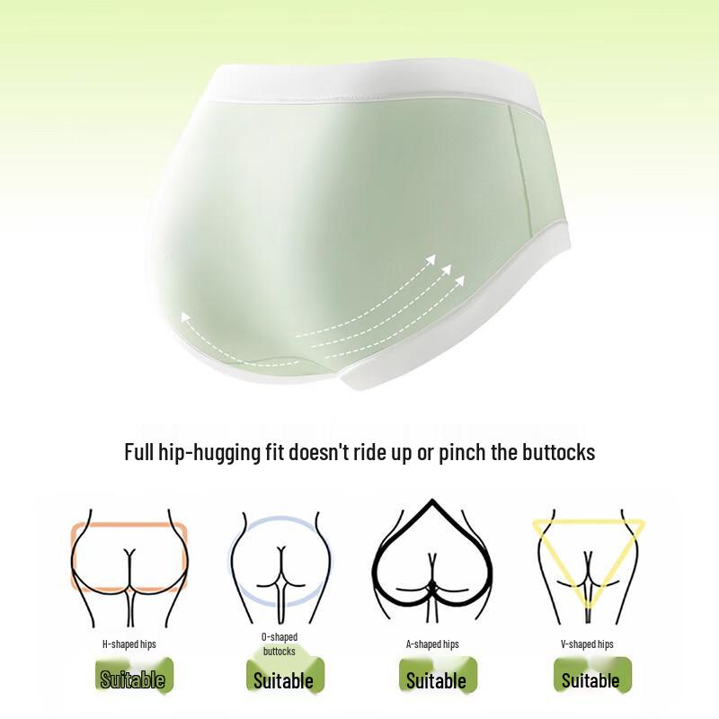 Xueqiman Women's Ice Silk Seamless Quick-Dry Briefs