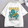 Osaka Dotonbori Drunken Octopus Funny Meme T Shirts Japanese Style Food Lover Tshirt Cotton Vintage Loose Short Sleeve Tshirts