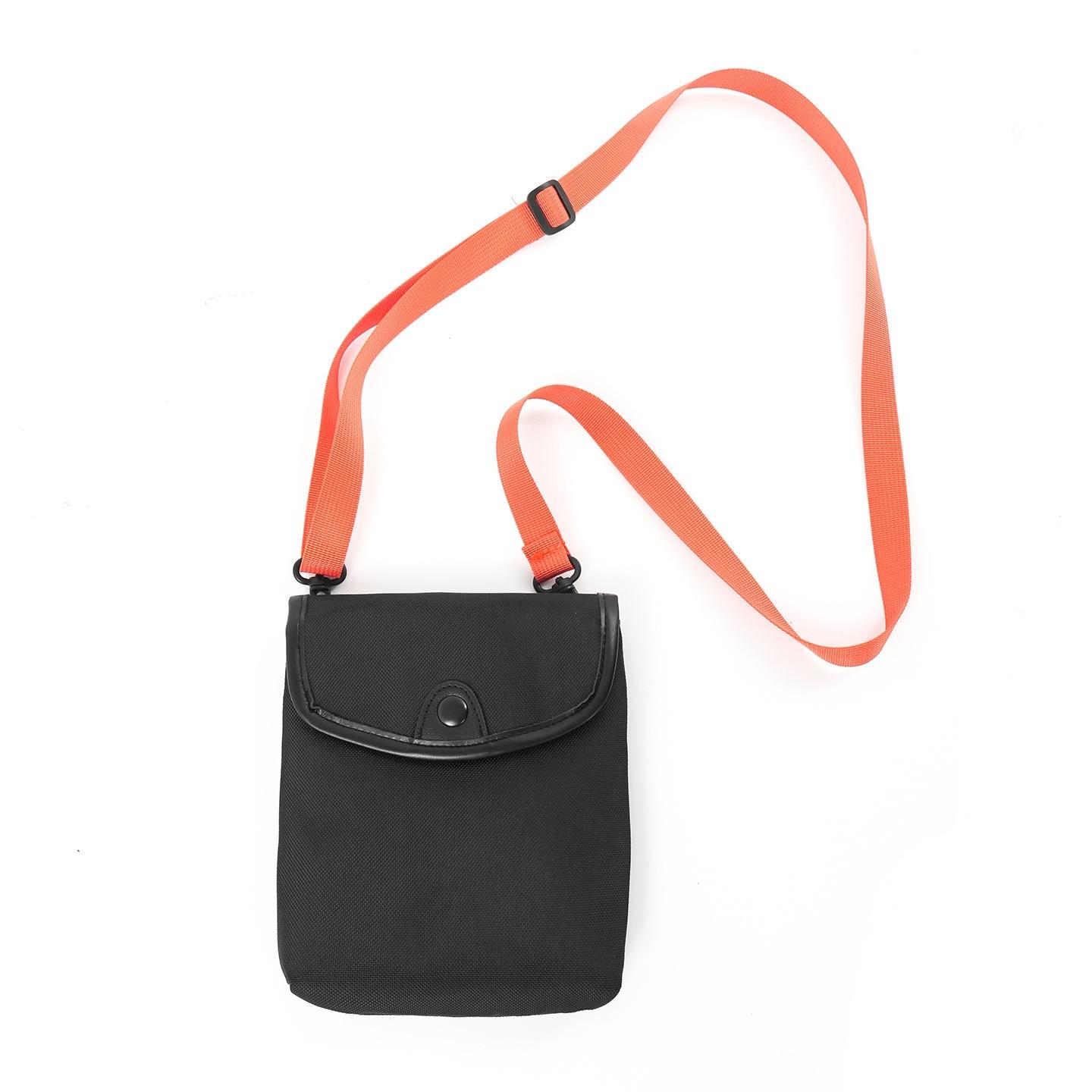 

Small Crossbody Bag for Daily Commuting, Single Shoulder Strap, Sports and Cycling Bag чорний/помаранчевий